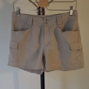 Women's Tan Cargo Shorts